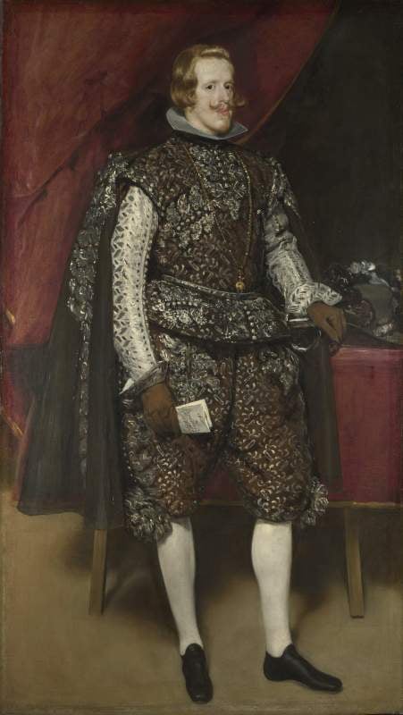 Philip IV of Spain in Brown and Silver by Diego Velázquez via DailyArt mobile app - daily art