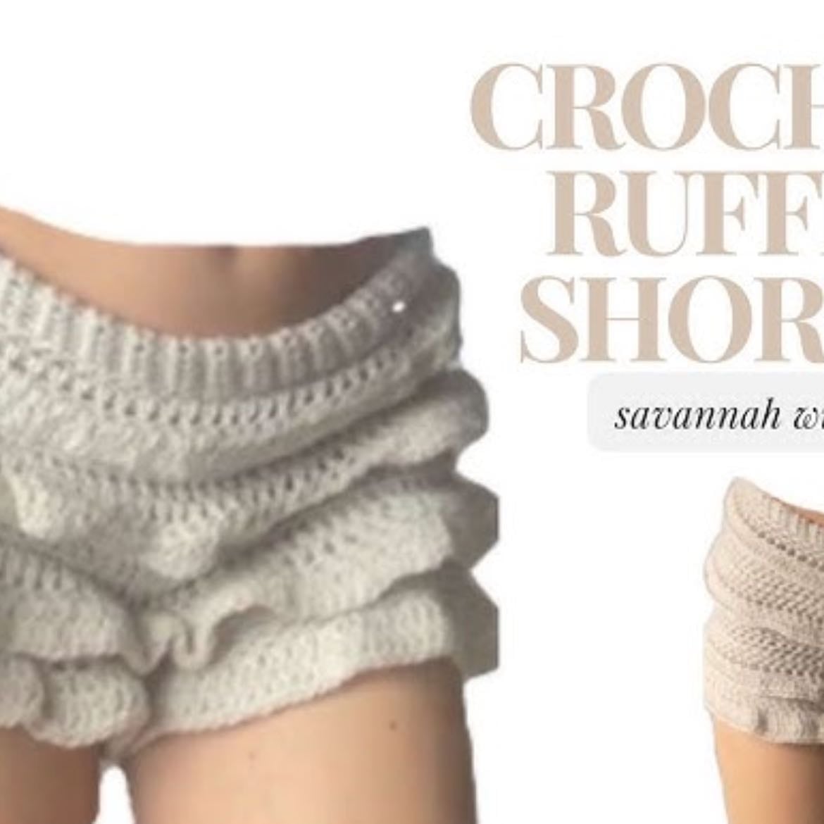 ruffle shorts
