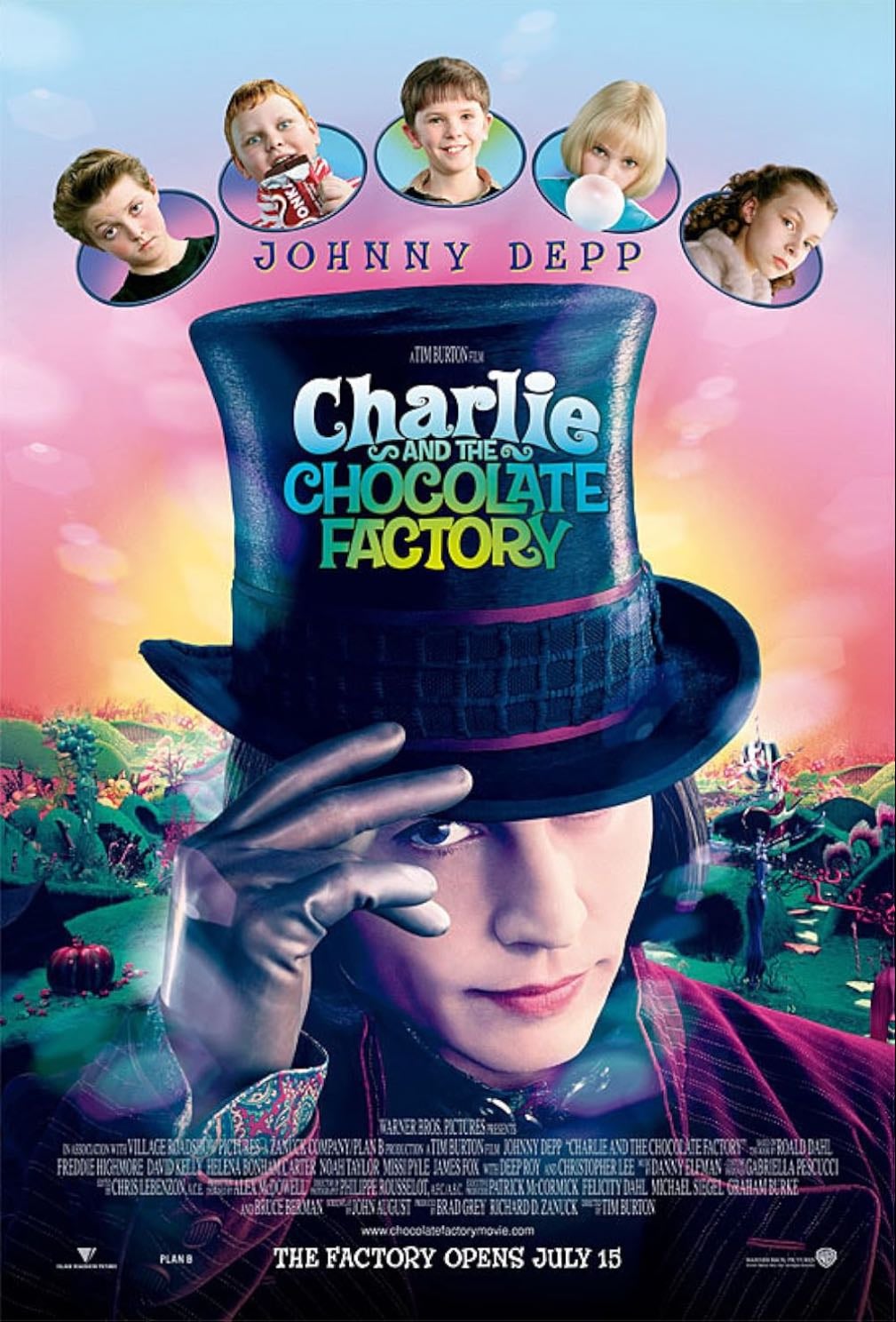 Charlie y La Fábrica de Chocolate - Tim Burton · 2005