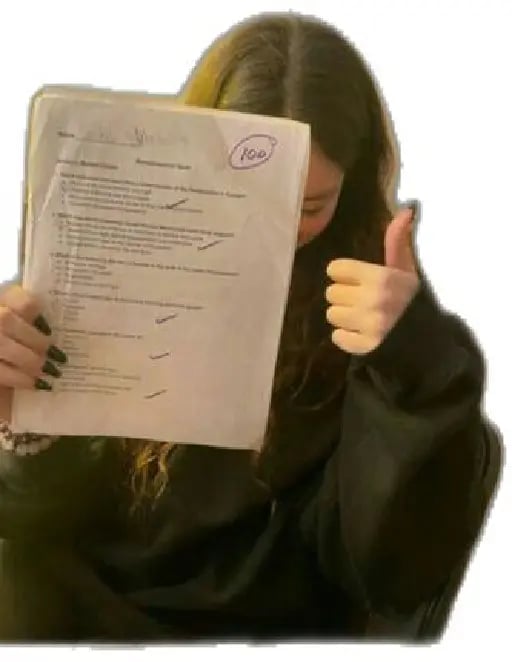 Tener buenas notas en la uni