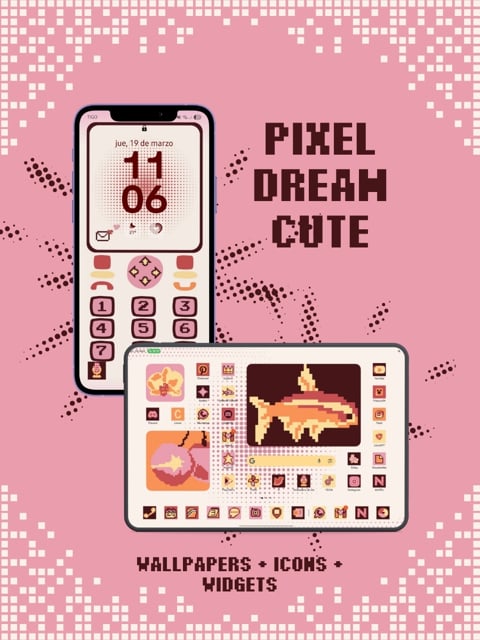 Wallpaper Pixel dream cute