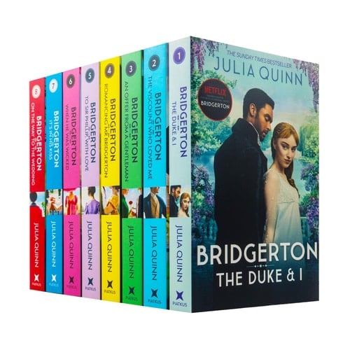 Bridgerton Family Book Series Complete Books 1 - 8 Collection Set by Julia Quinn NETFLIX - Julia Quinn · 2023