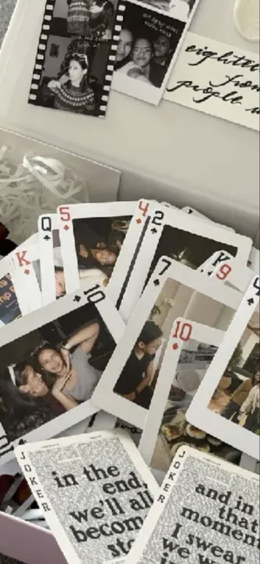Baraja de cartas personalizada
