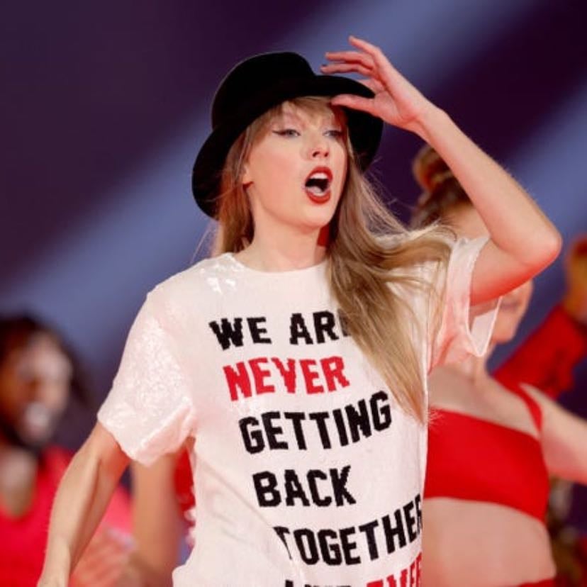 3. We are never getting back together like ever shirt