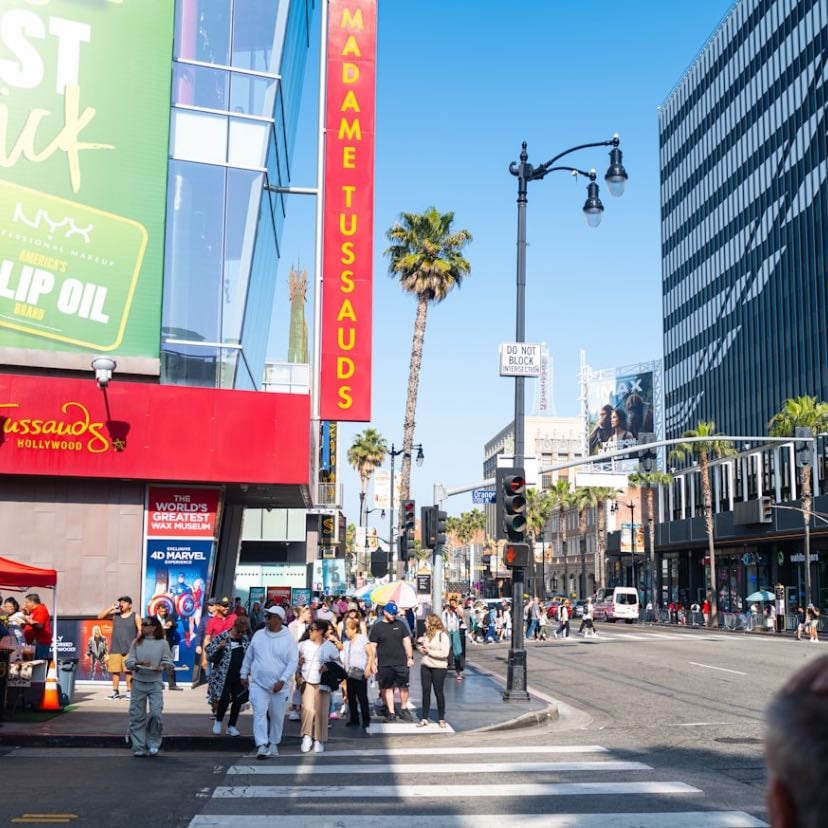 The Hollywood Walk of fame