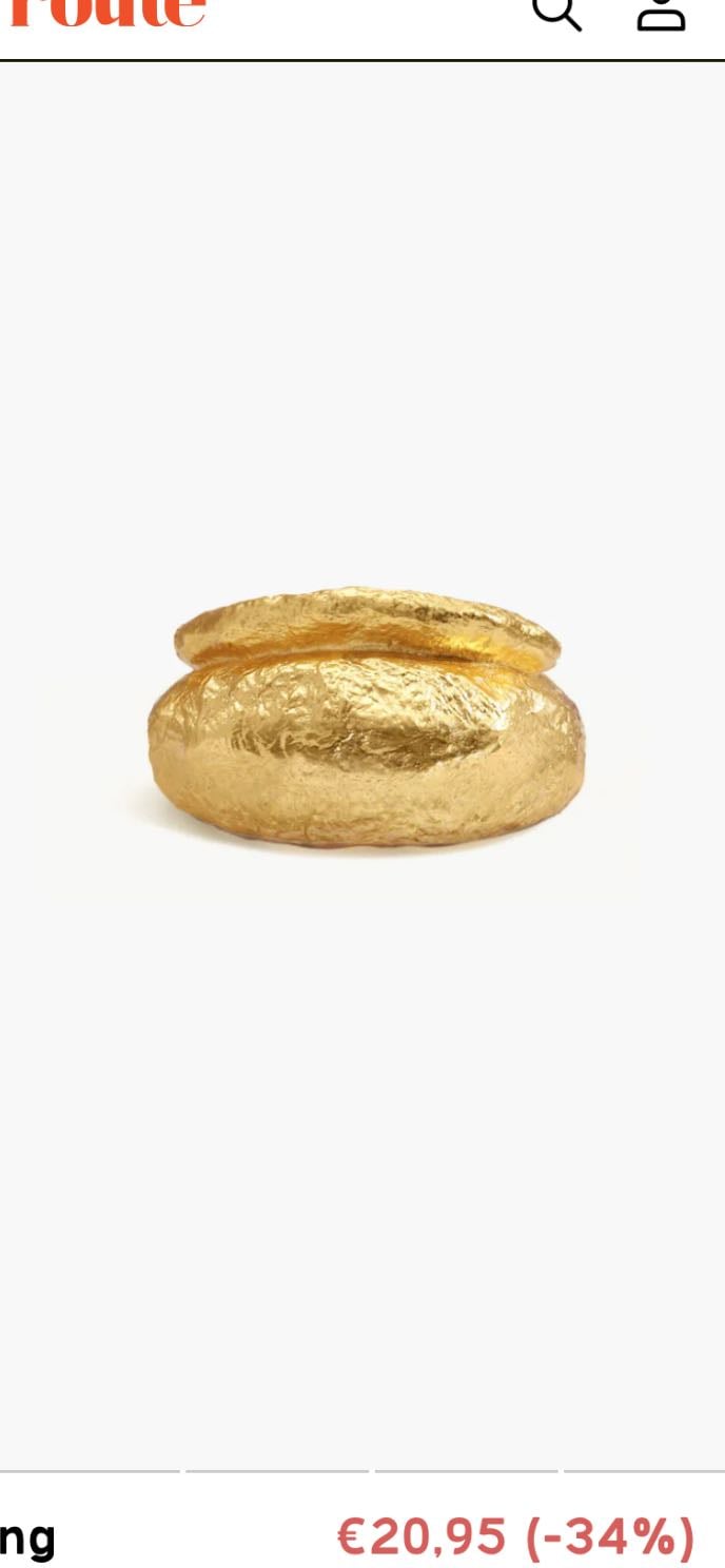 mila ring En Route Jewellery - en doré (taille la plus petite possible)