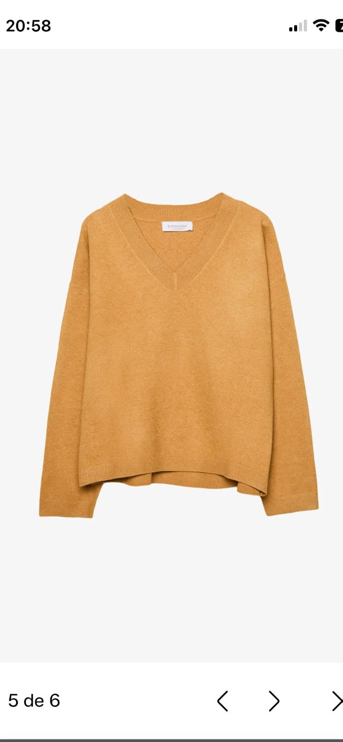 pull jaune - en taille S