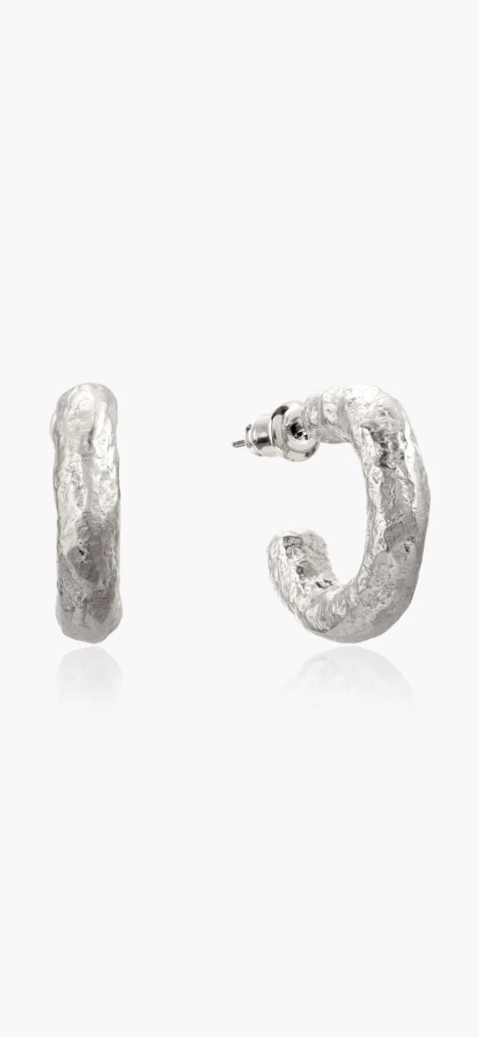 jenny medium loops En Route Jewellery - en argenté 20mm
