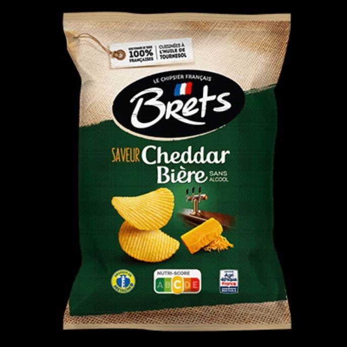 Chips brets cheddar bière