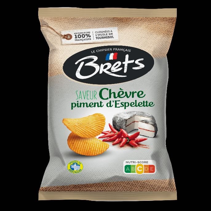 Chips brets chèvre piment