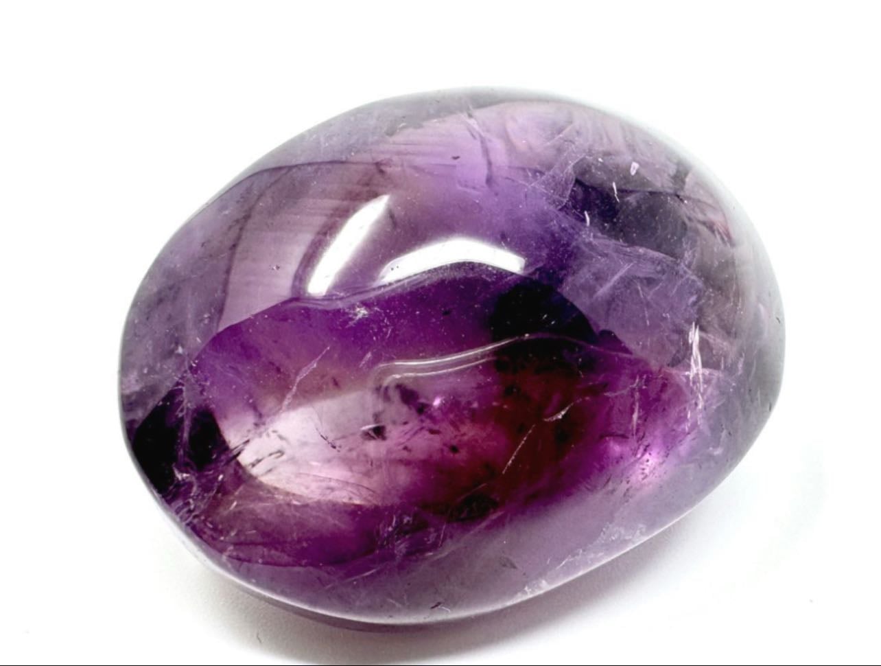 Amethyst - - good for meditation
- stimulates creativity
- known as ‘all healer’