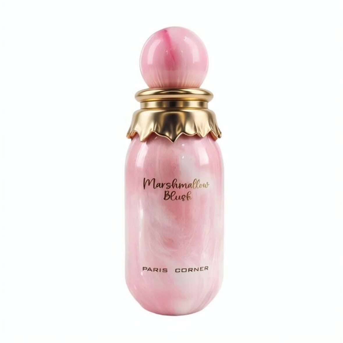 Marshmallow Blush - Las Notas de Salida son fresa, frambuesa y lim贸n (lima 谩cida); las Notas de Coraz贸n son ambroxan y flor de azahar del naranjo; las Notas de Fondo son malvavisco (bomb贸n) y almizcle.