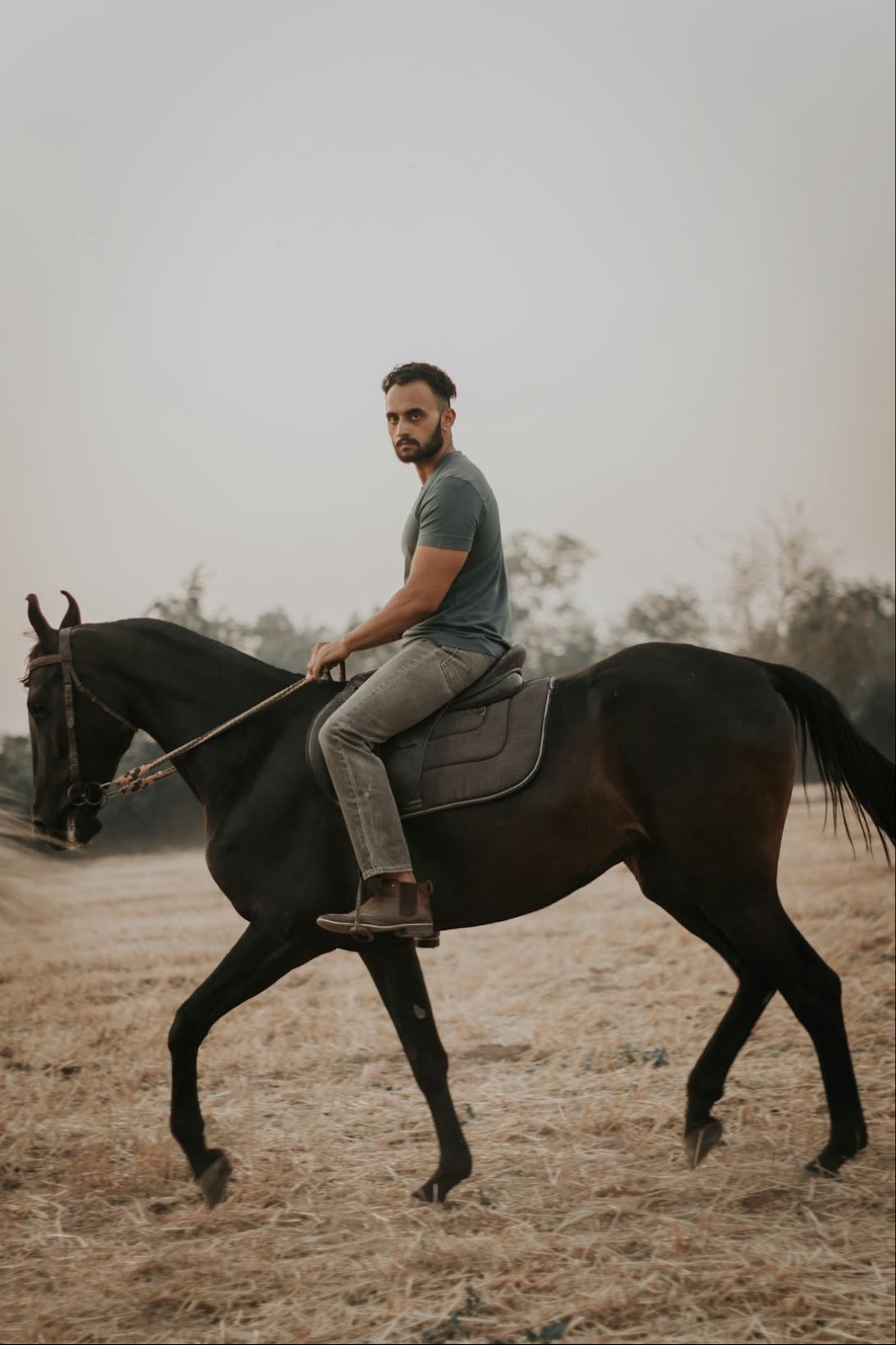 Go horse riding