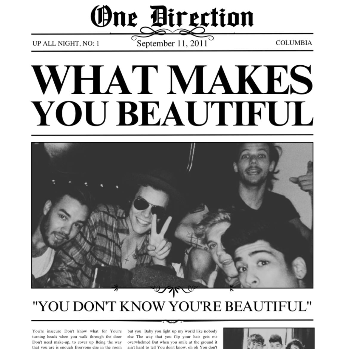 What Makes You Beautiful - Song · One Direction