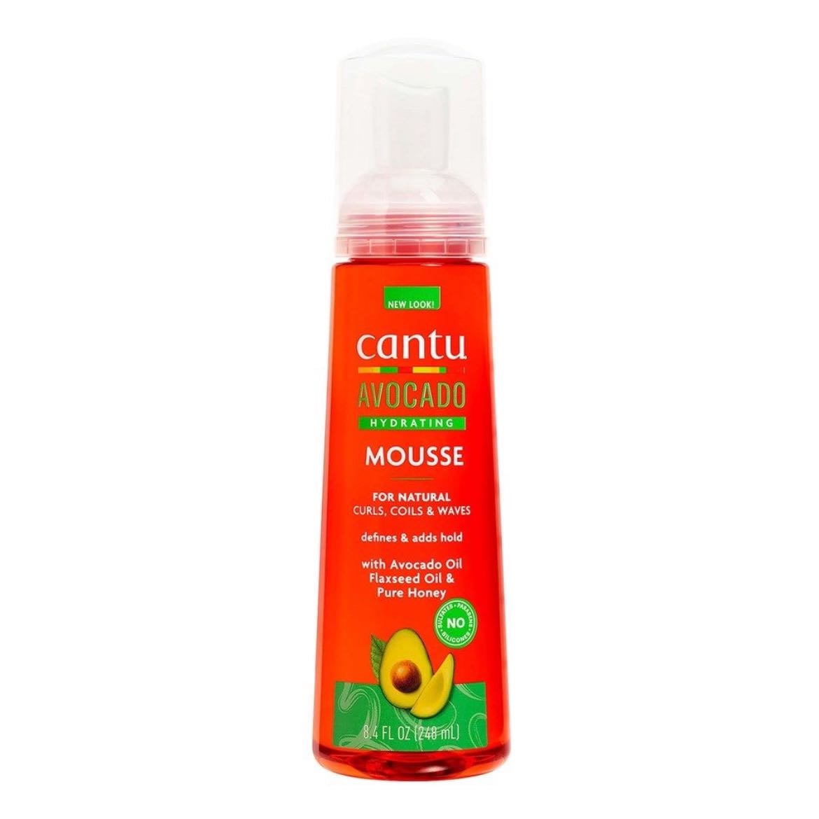 Mousse Cantú - Después del shea butter aplica este mousse igual en forma de srunch y NO LO TOQUES por al menos unos 15 minutitos, aprovecha para vestirte o maquillarte