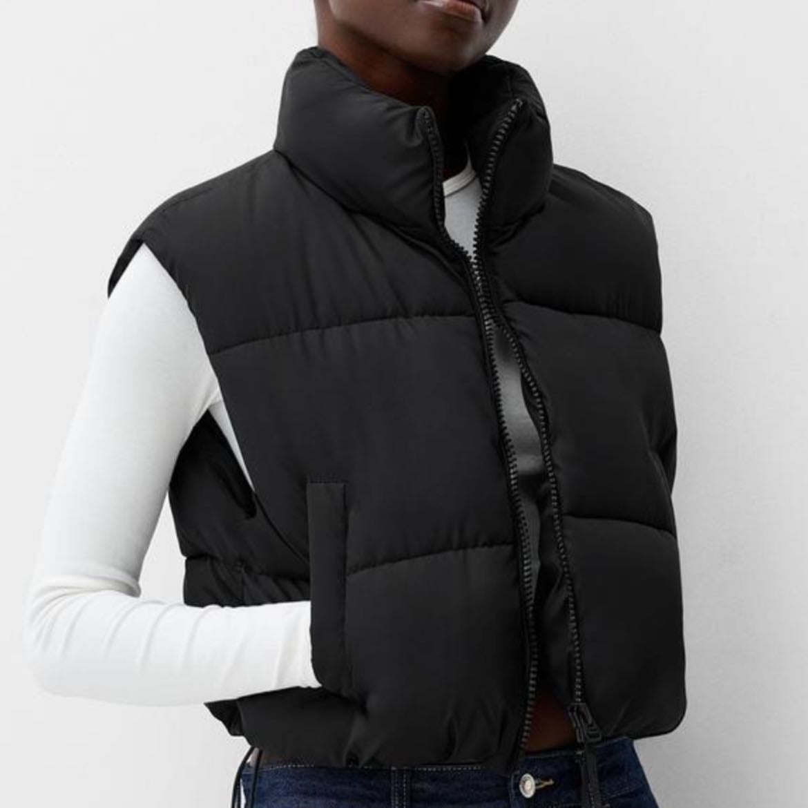 BERSHKA puffer vest