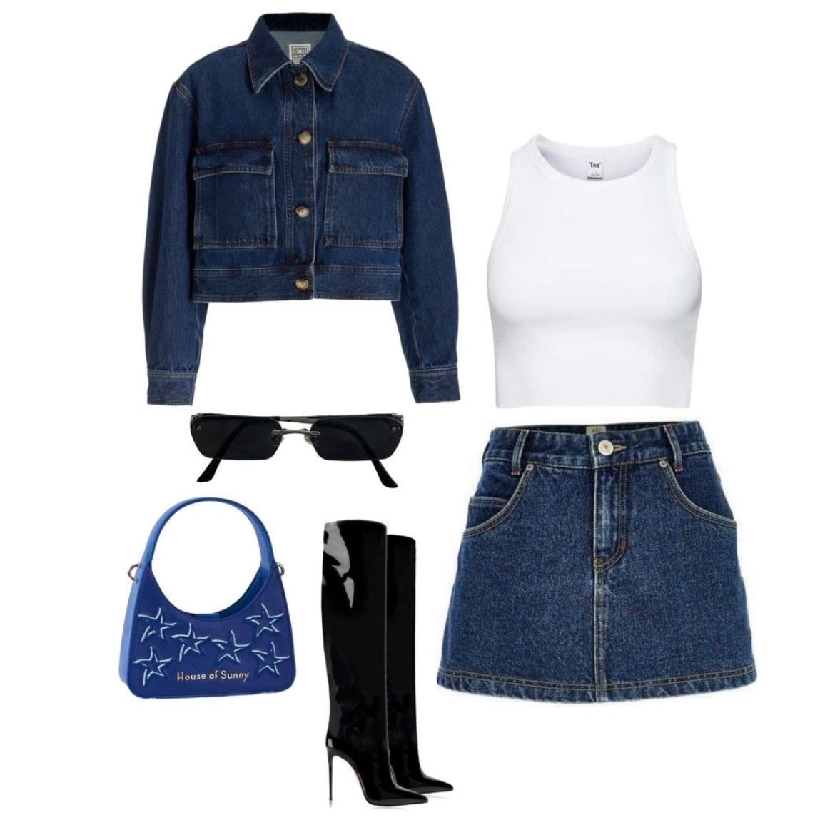 Conjunto denim - Un conjunto denim es perfecto para resaltar pero siendo casual