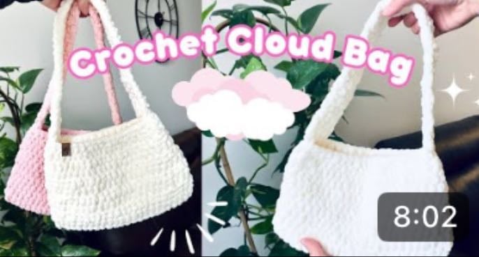 Crochet chunky shoulder bag - Artisan Gift Collection