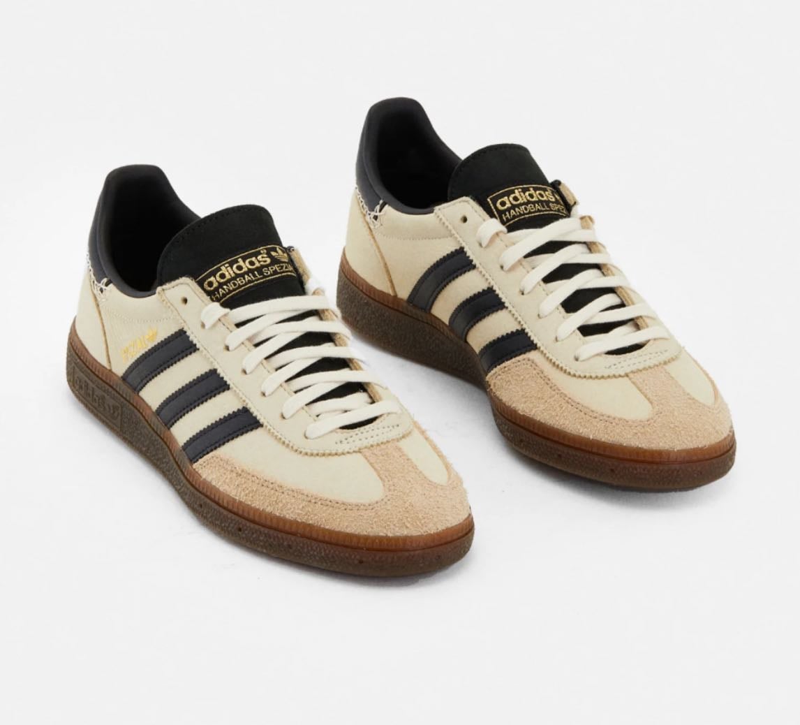 adidas Originals HANDBALL SPEZIAL UNISEX - Baskets basses - white/core black/magic beige - 119,95€