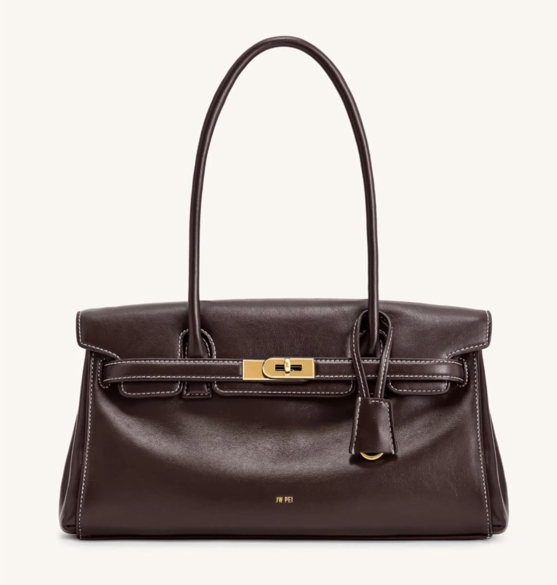 JW PEI - Yara Sac Épaule – Marron Foncé - 160€ (en solde à 125€)