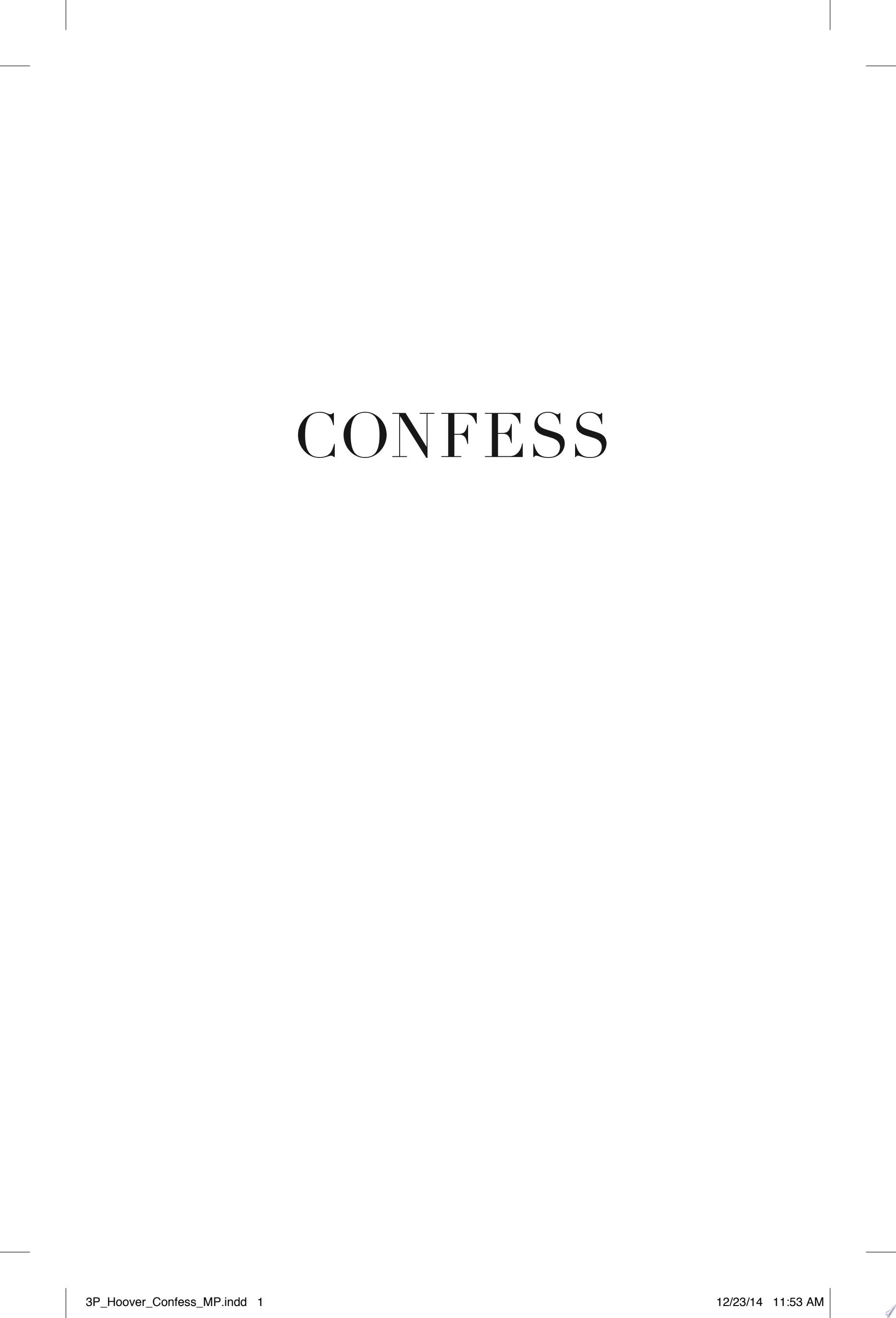 Confess - Colleen Hoover · 2015