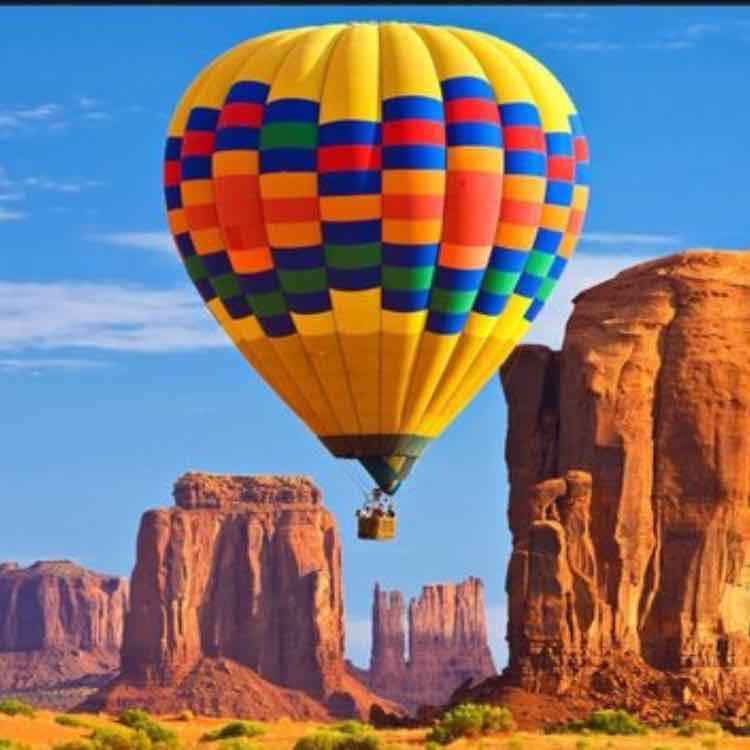 Go in a hot air balloon