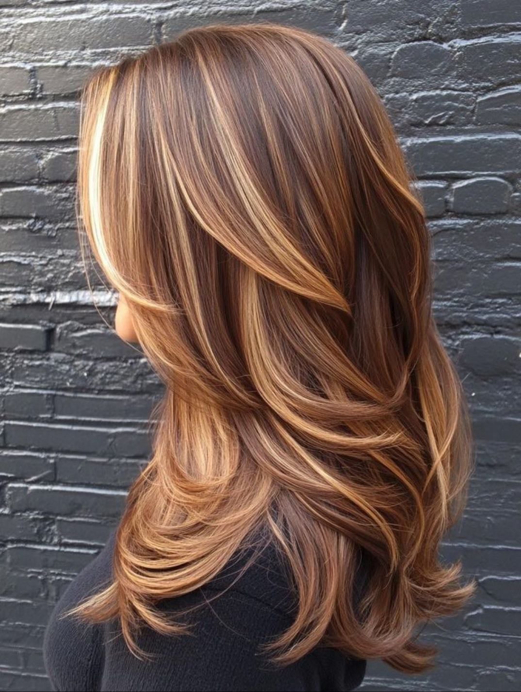 caramel highlights