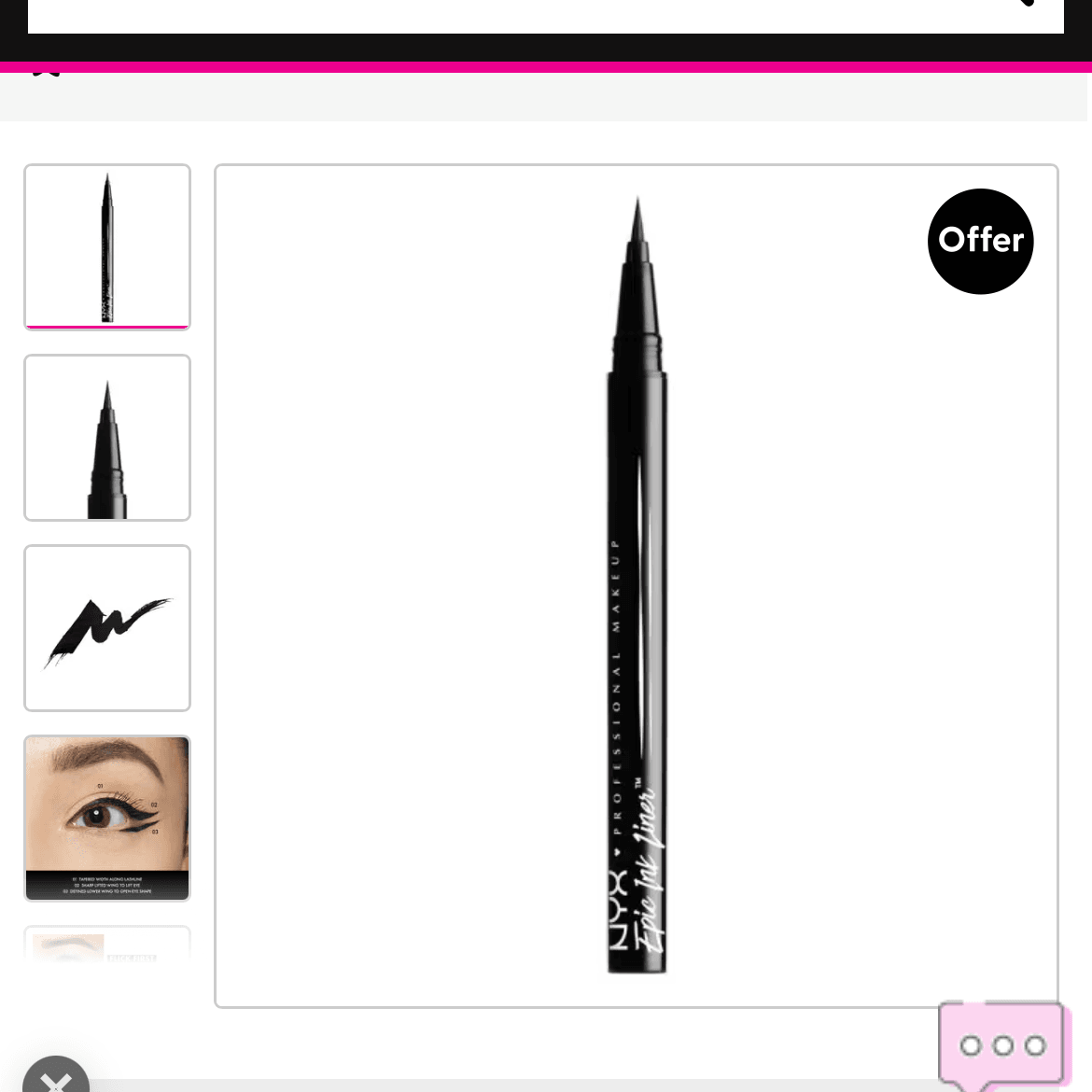 Nyx professional makeup epic ink - £9,99 Superdrug