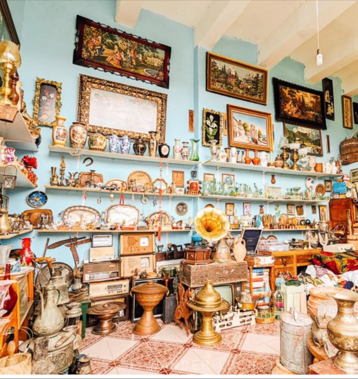 Antique shops