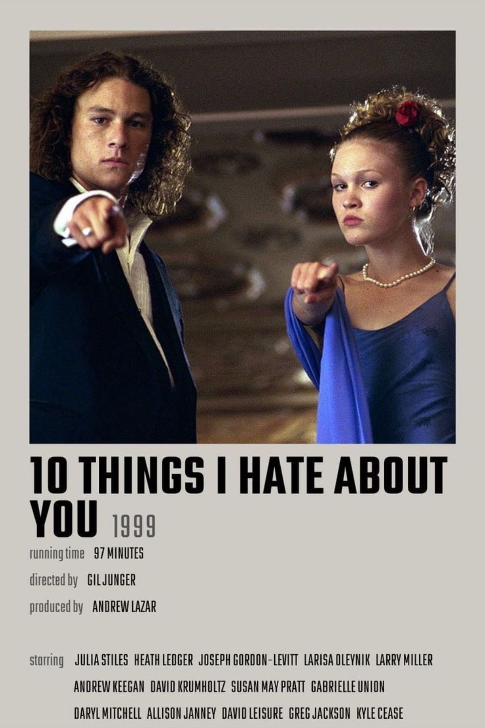 10 razones para odiarte - Gil Junger · 1999
