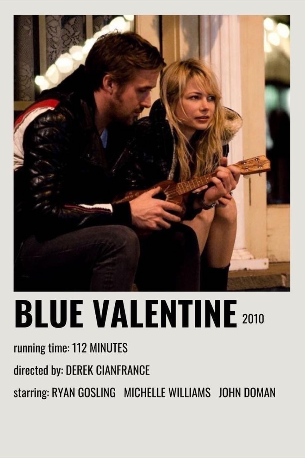 Blue Valentine - Derek Cianfrance · 2010