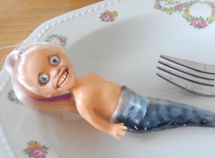 eating a living mermaid - YouTube