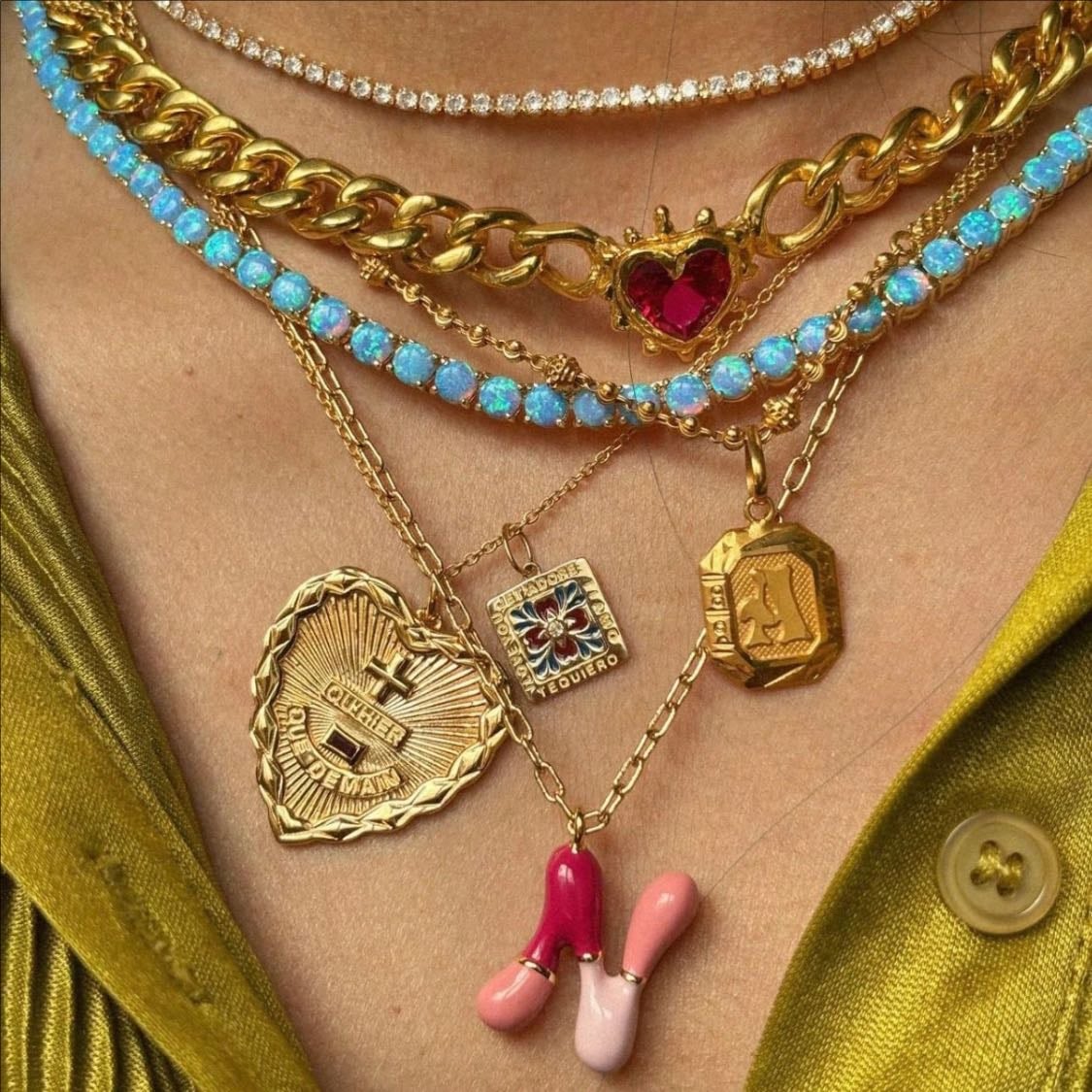 Maximalist jewellery - Also Mixed Metal