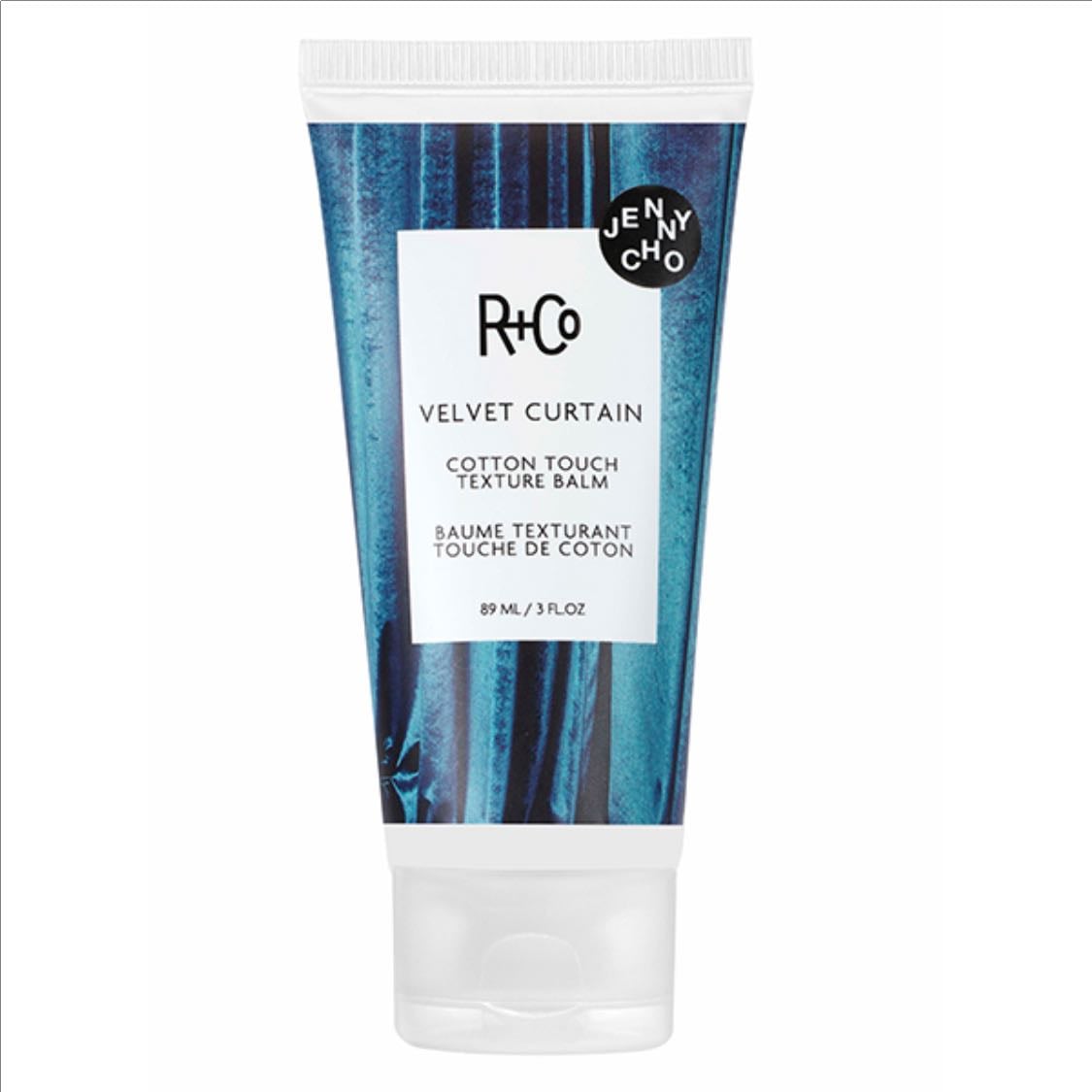 R+Co Jenny Cho velvet curtain cotton touch texture balm - Great for shaggy cuts