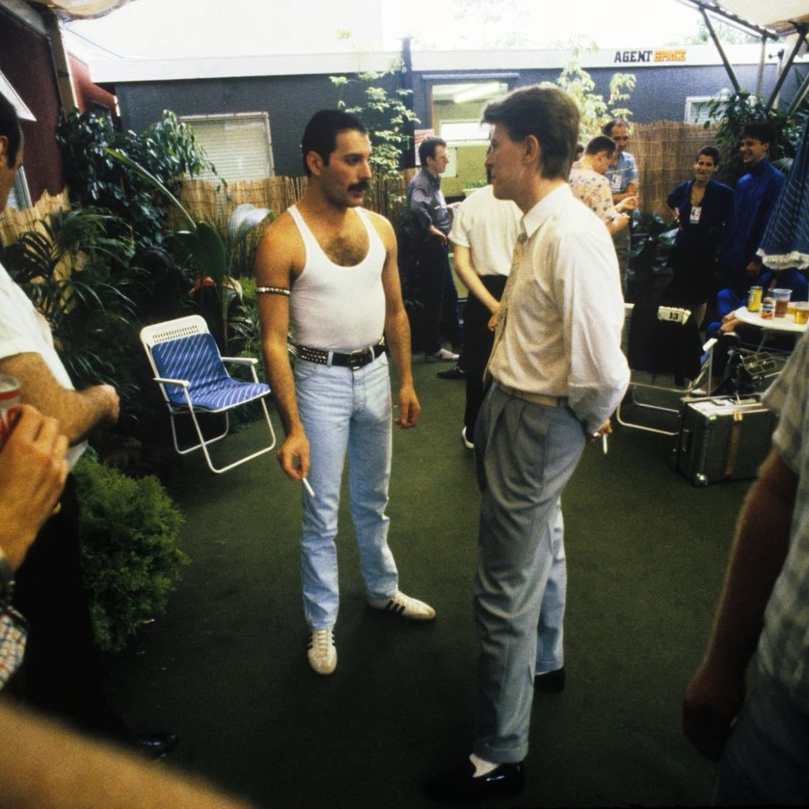 david bowie + freddy mercury