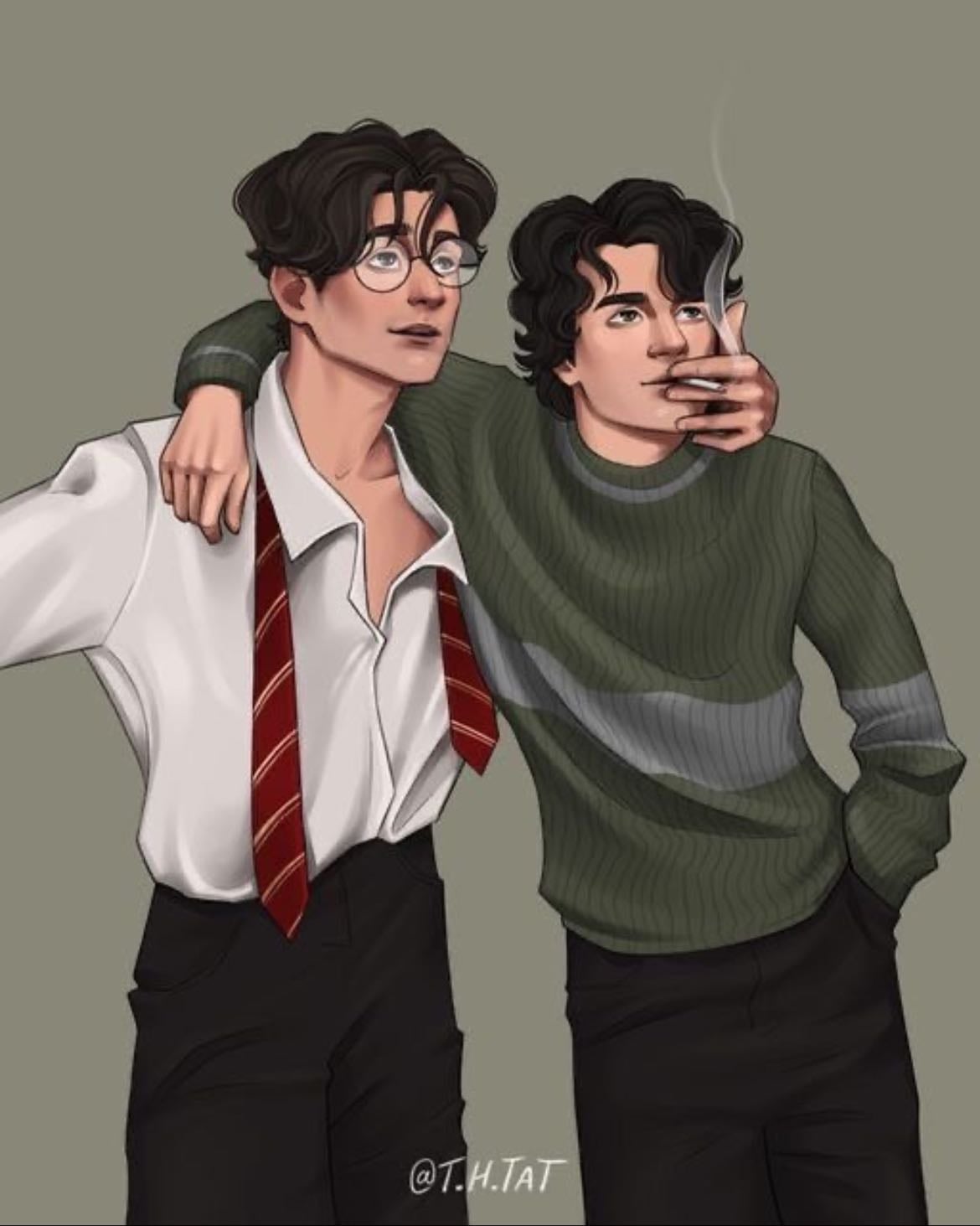 james + regulus - harry potter