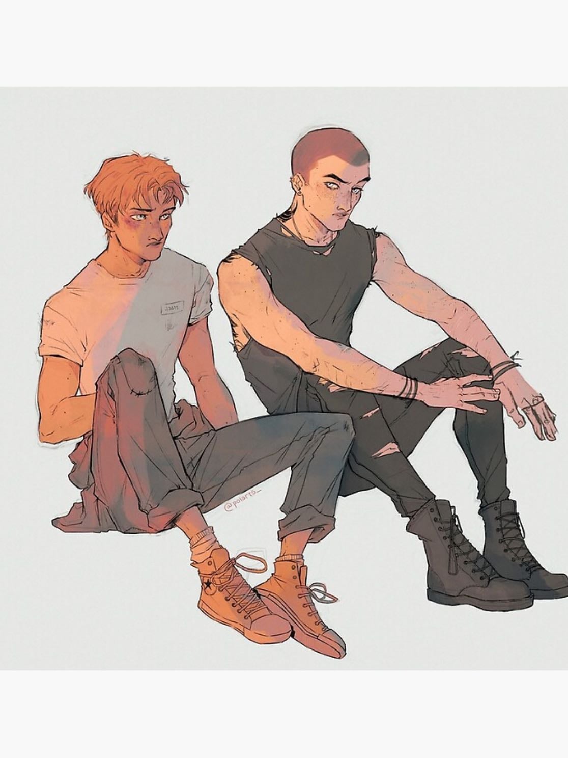 ronan + adam - the raven cycle