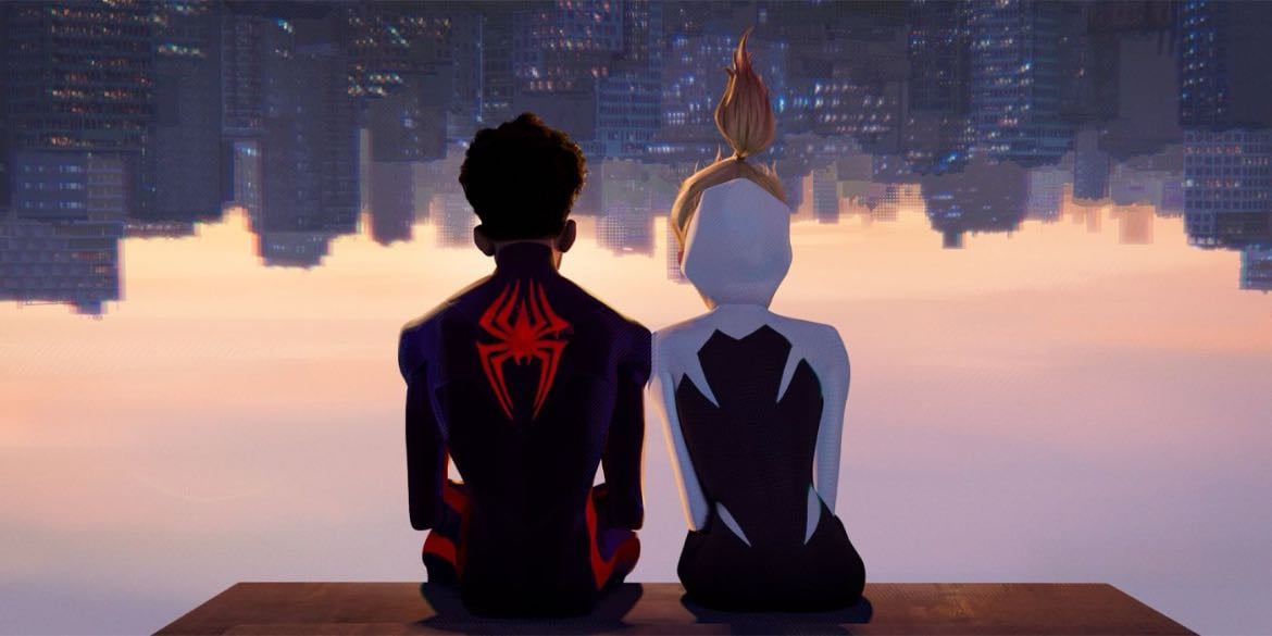 peter/miles + gwen - spider-man