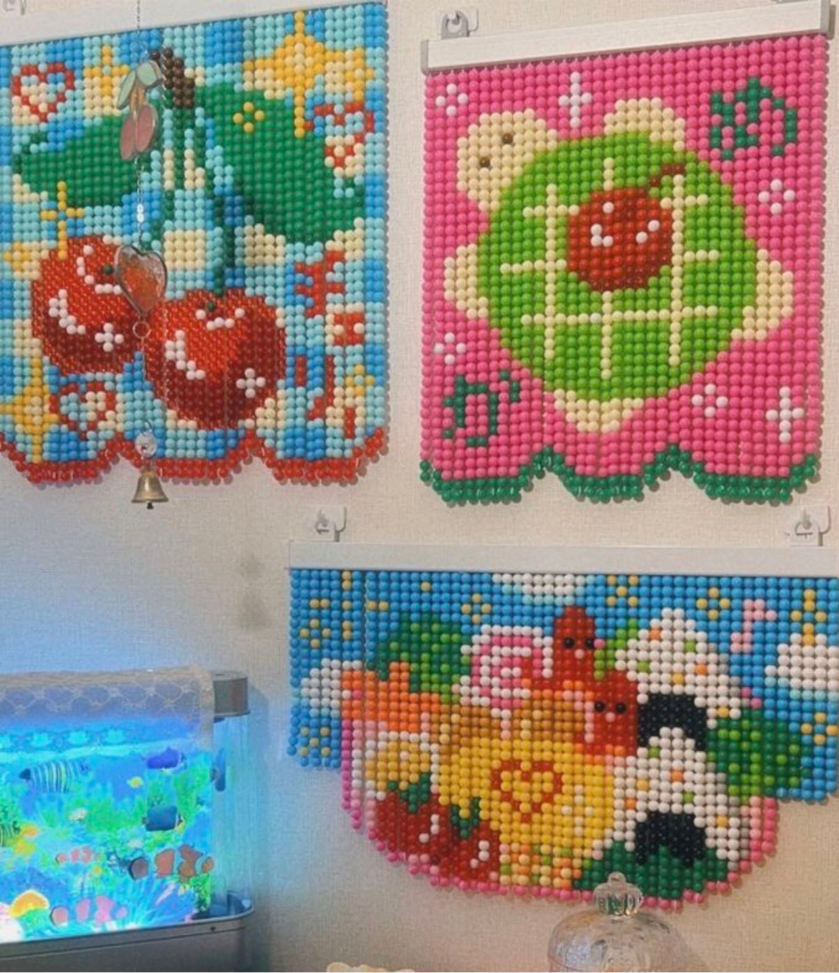 beaded curtain