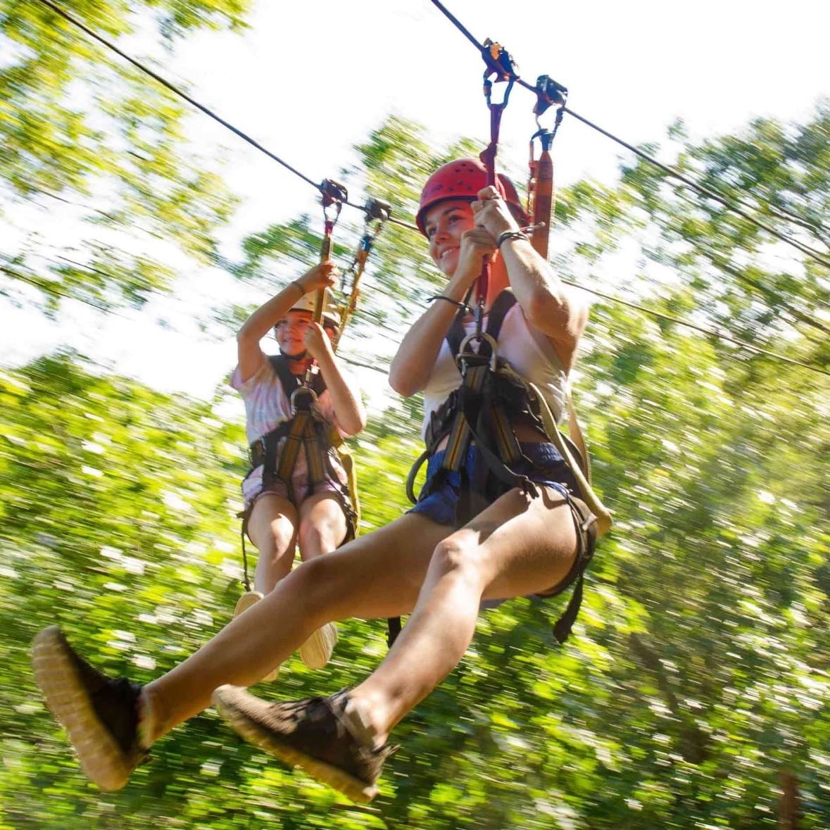 Ziplining
