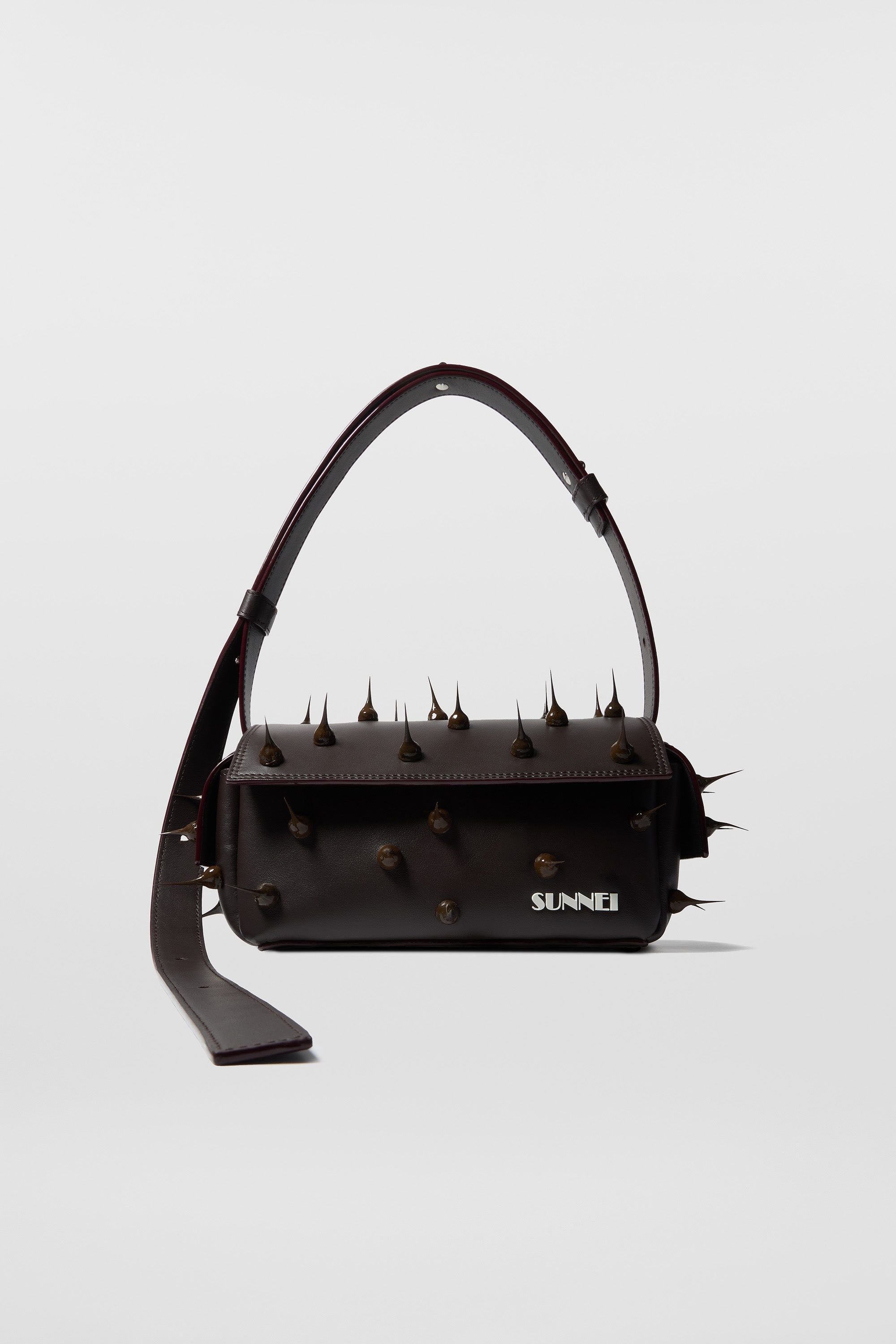 SPIKY SMALL LABAULETTO BAG / mud - SUNNEI