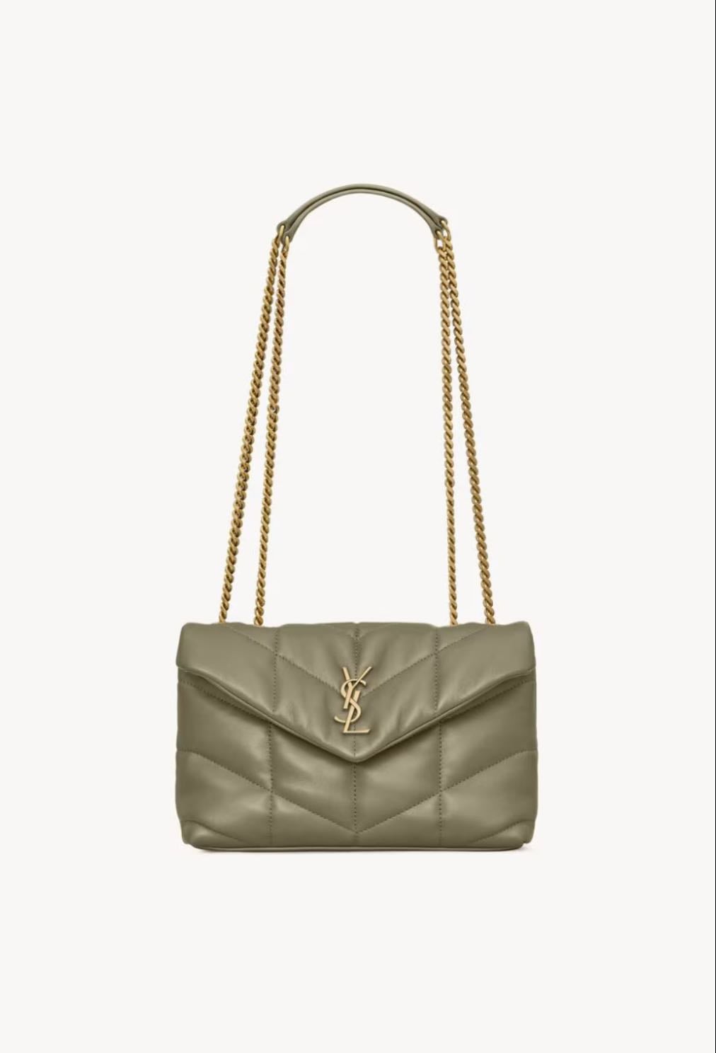 TOY PUFFER YSL - TOY PUFFER IN LAMBSKIN.
Strong Moss $2.490