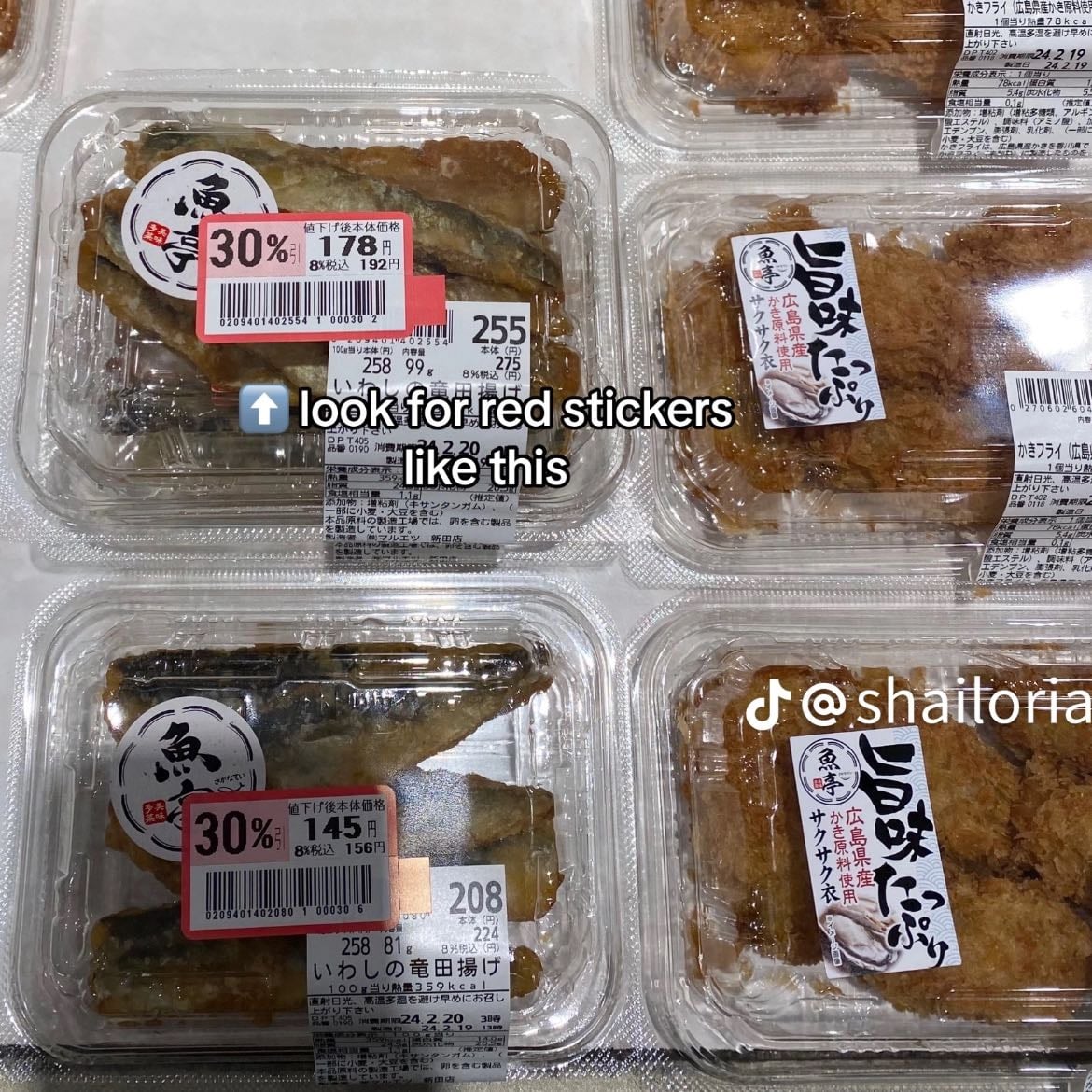 Markdown food prices