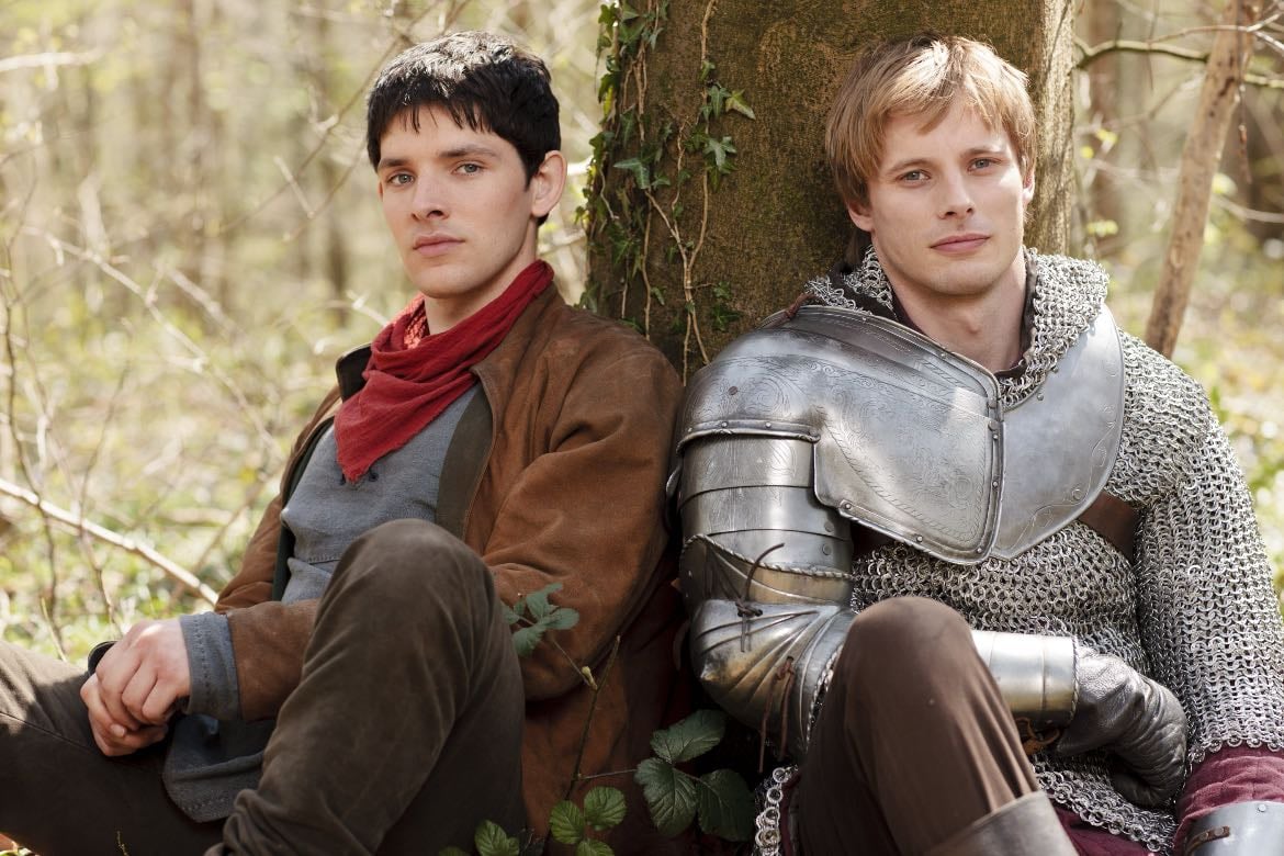 Arthur and Merlin - Watching only bits of their scenes I thought they actually ended up together