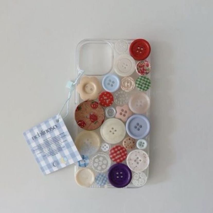 Button phone case - 🔘
