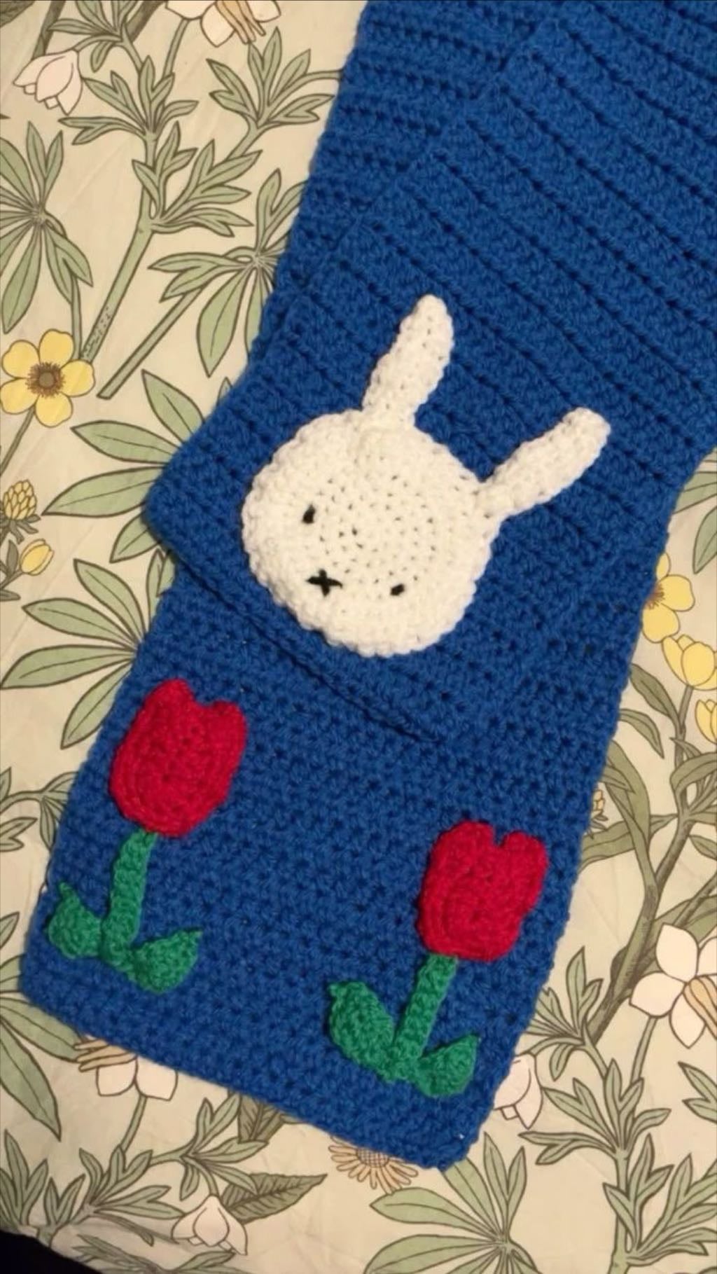 blue miffy scarf