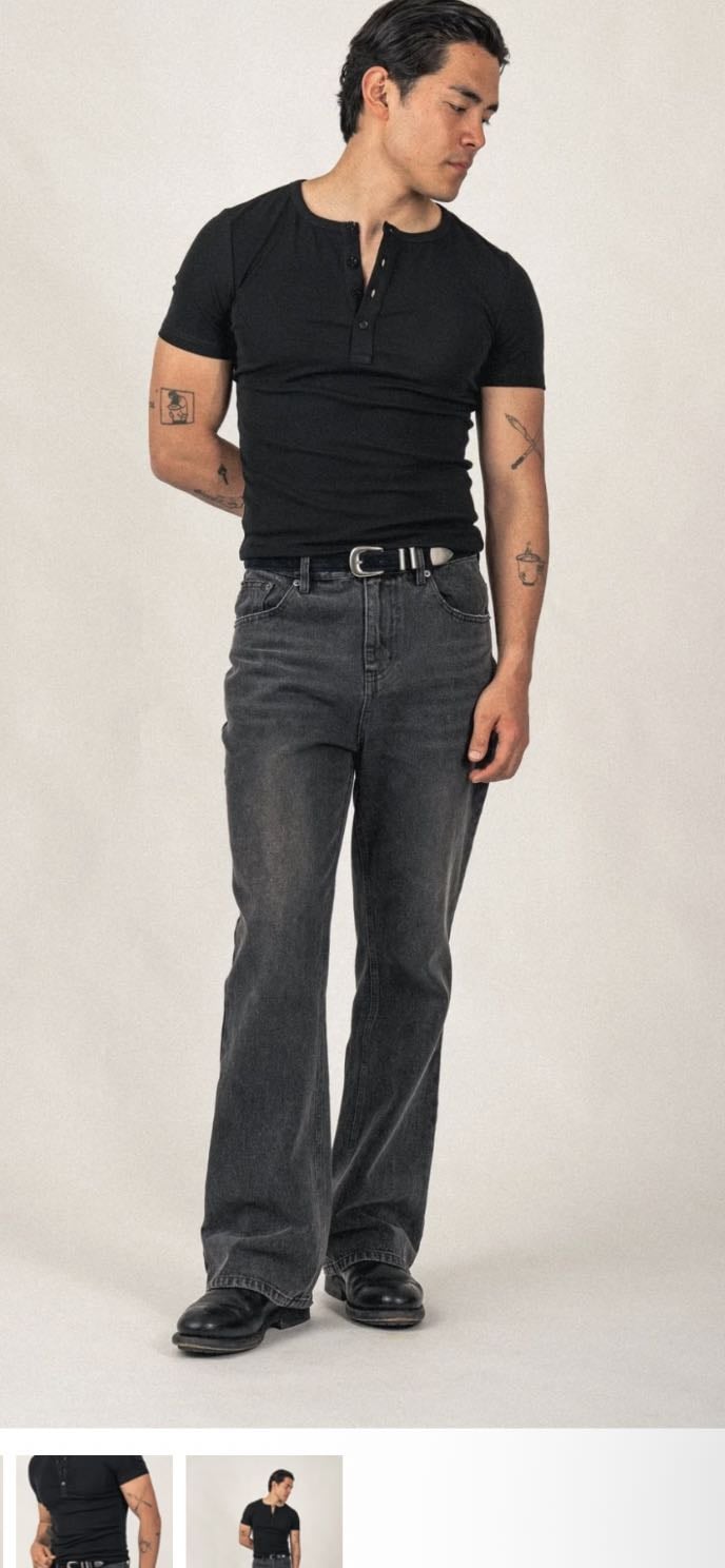 ANOVAIR - SUEDE BUCKLE BELT BLACK