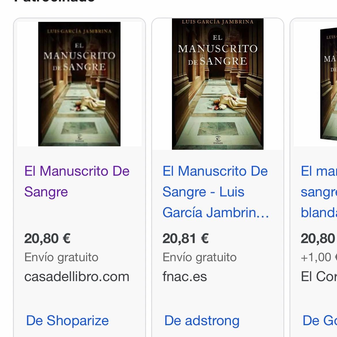 EL MANUSCRITO DE SANGRE