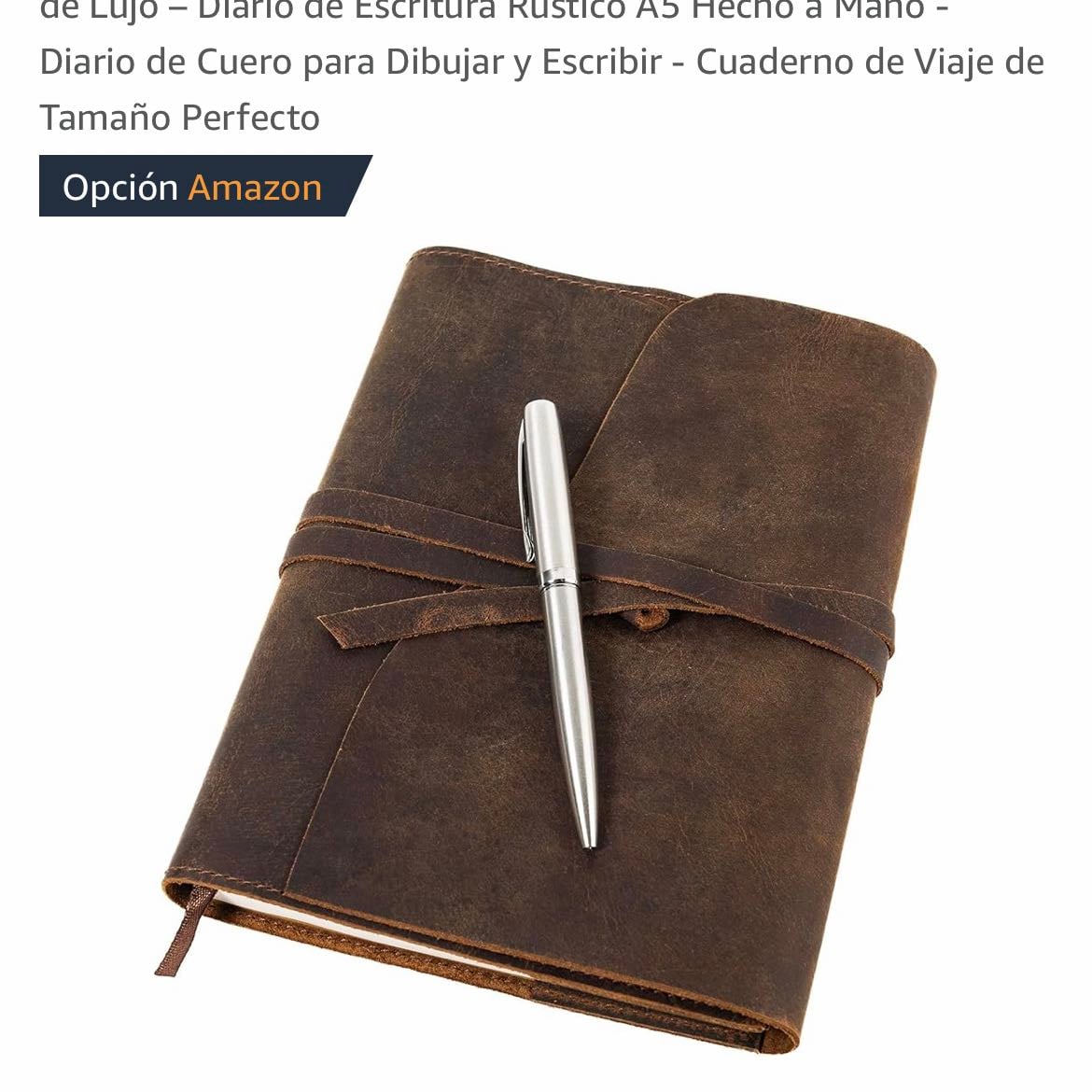 CUADERNO CUERO VIAJE