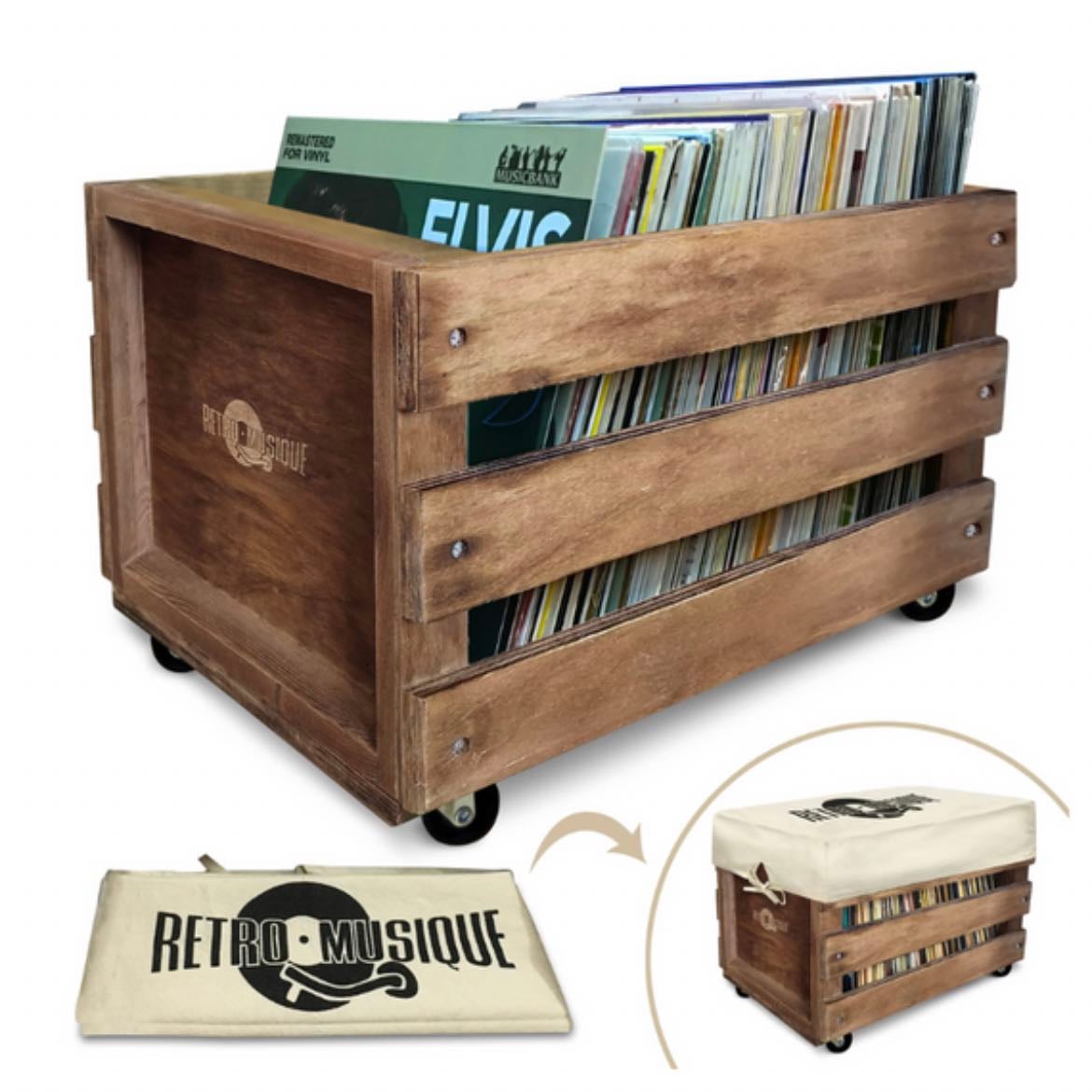 RETRO MUSIQUE WOODEN
